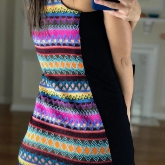 Buffalo David Britton Embroidered Bodycon Boho Mini Dress S - Picture 11 of 14